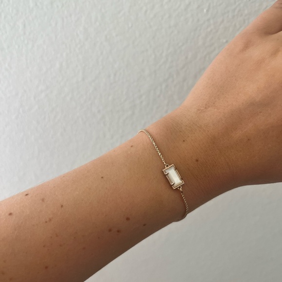 Kendra Scott Phillipa Rose Gold Mother of Pearl Bracelet - Picture 4 of 4